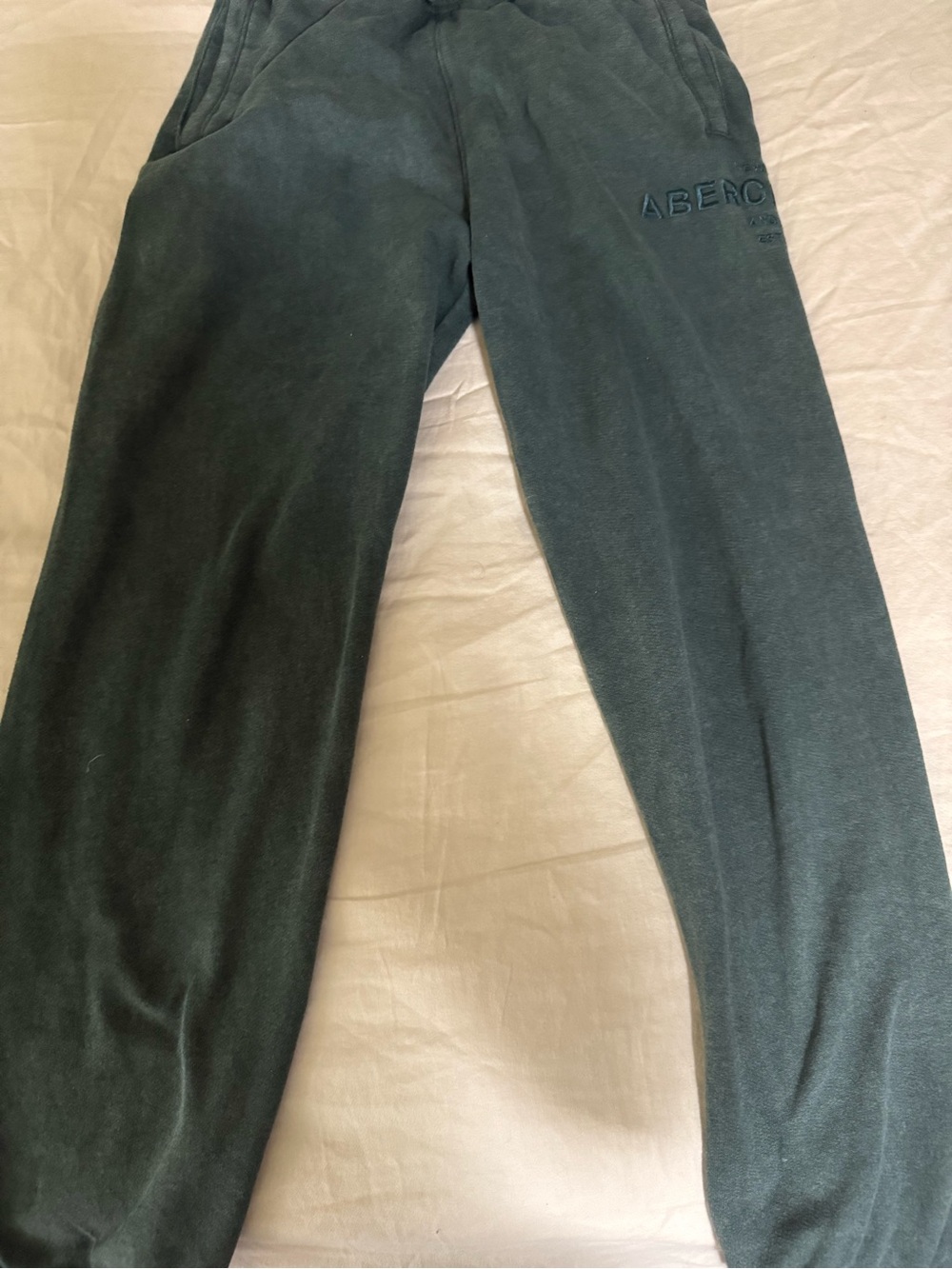 abercrombie kids dark green sweatpants for boys